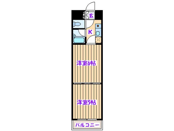 バリュー大和町の物件間取画像